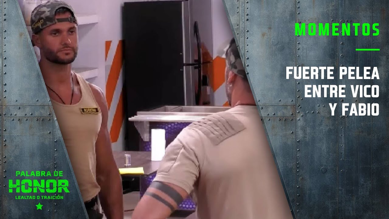 Fuerte pelea entre Vico y Fabio | Palabra de Honor | Canal 13