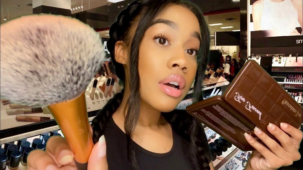 [ASMR] Fast & Aggressive Make-up Application at Sephora(Fast Makeup ASMR)⚡️💄⚡️