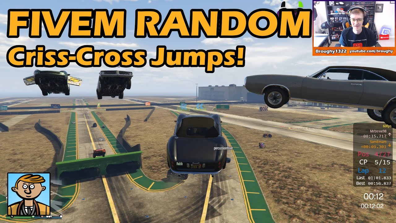 Criss-Cross Jumps Random Race! - GTA FiveM Random All №16