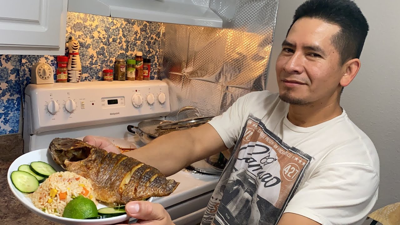 PESCADO FRITO SIN ACEITE | RECETA SALUDABLE Y DELICIOSA🔴