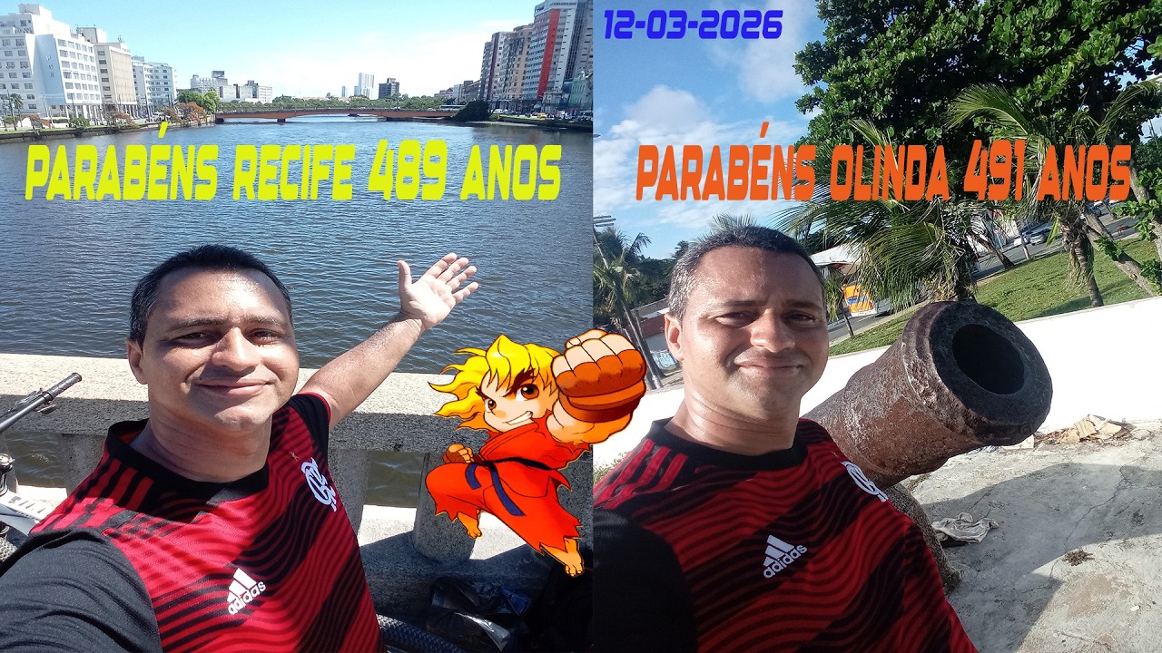 Aniversário de OLINDA e RECIFE (491 e 489 anos) / (12-03-2026) #raridade #entretenimento #games