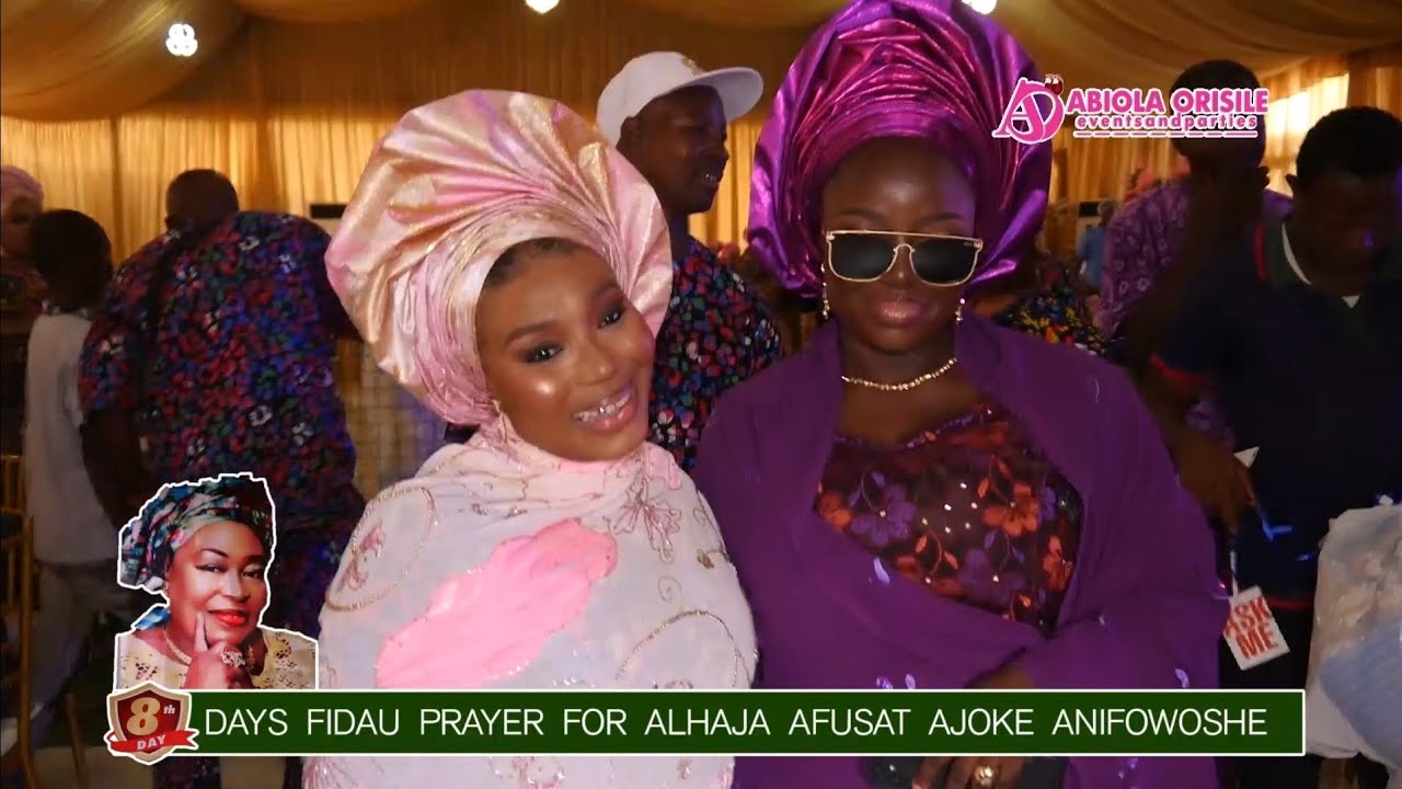 FULL VIDEO OF HOW K1'S DAUGHTER, HON. IDAYAT MARSHAL THROW A GRAND BURIAL CEREMONY FOR HER LATE MOM.