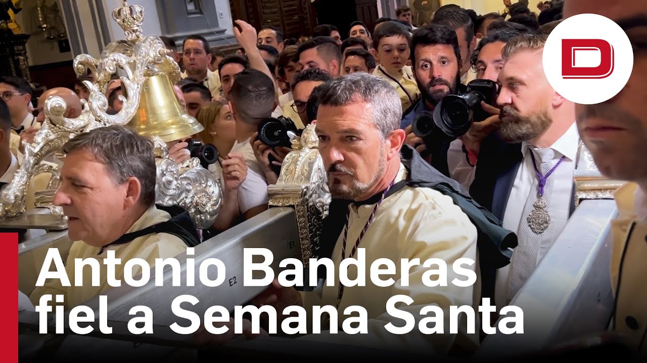 Antonio Banderas, fiel a su cita con la Semana Santa malagueña