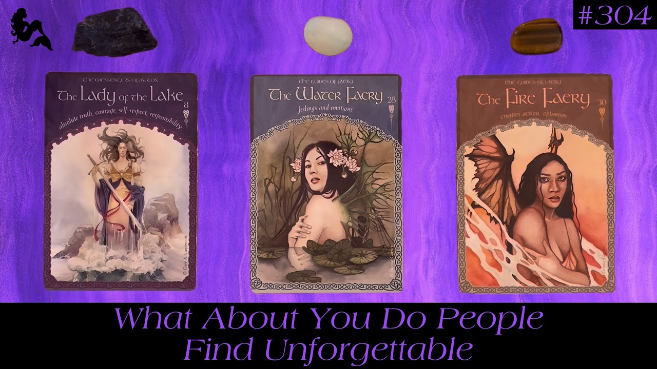 What About You Do People Find Unforgettable🤤😋🥰🤭- Pick a Card Tarot Reading