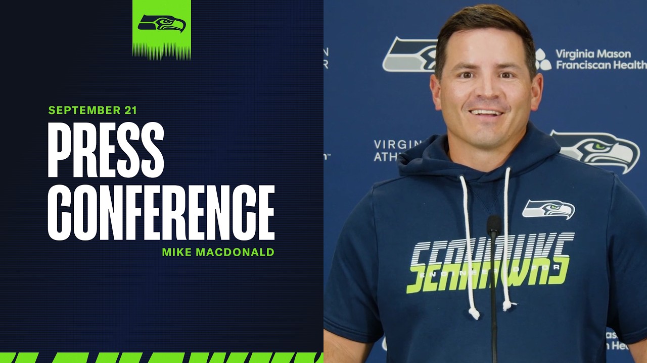 Head Coach Mike Macdonald Recaps Week 2, Gives Injury Updates | Seattle Seahawks