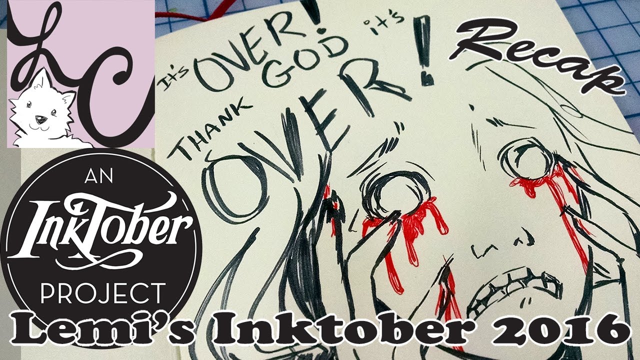 Lemi's Inktober 2016 Sketchbook !