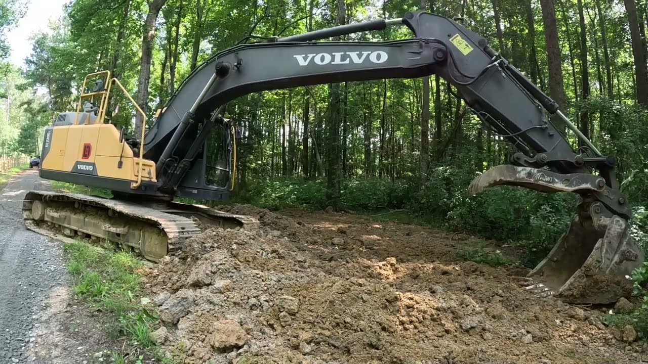 Cleaning Up The Jobsite And Retaining Wall Cutout