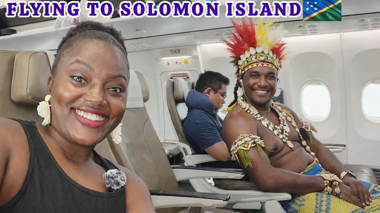 First Time Flying to Solomon islands 🇸🇧 