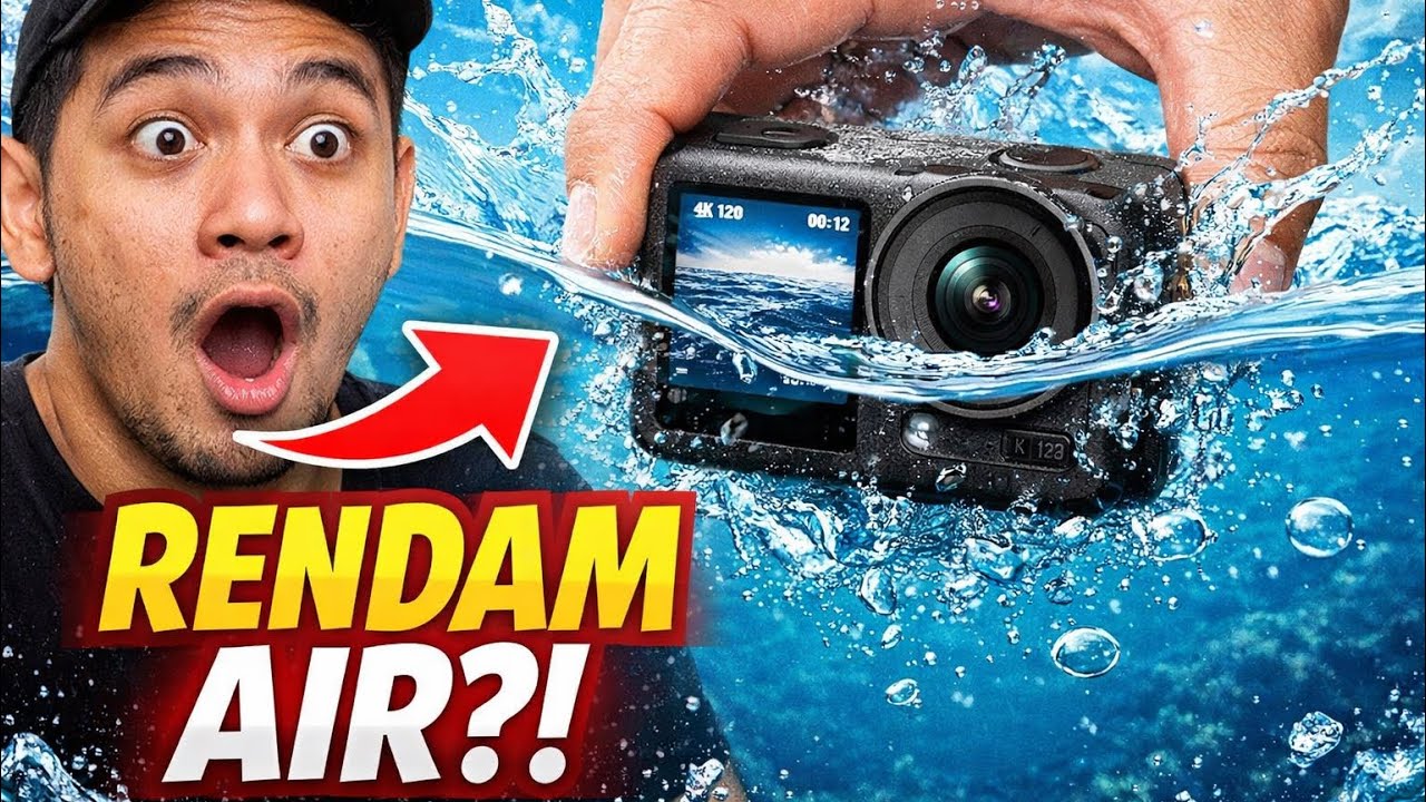 DJI Osmo Action 5 Pro Waterproof Test di Kolam dan Water Boom – Kamera Ini Benar-Benar Tahan Air?