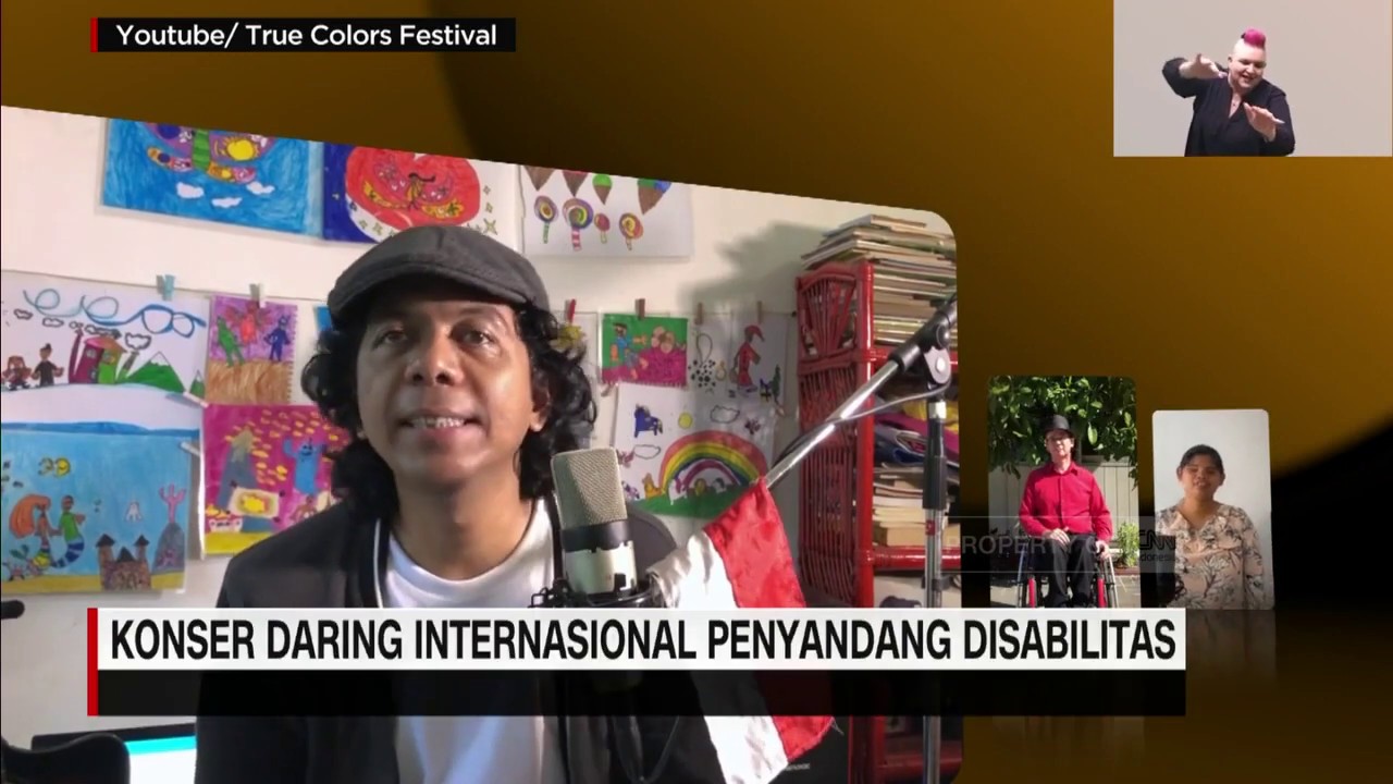 Liputan Konser Daring Internasional Penyandang Disabilitas oleh CNN