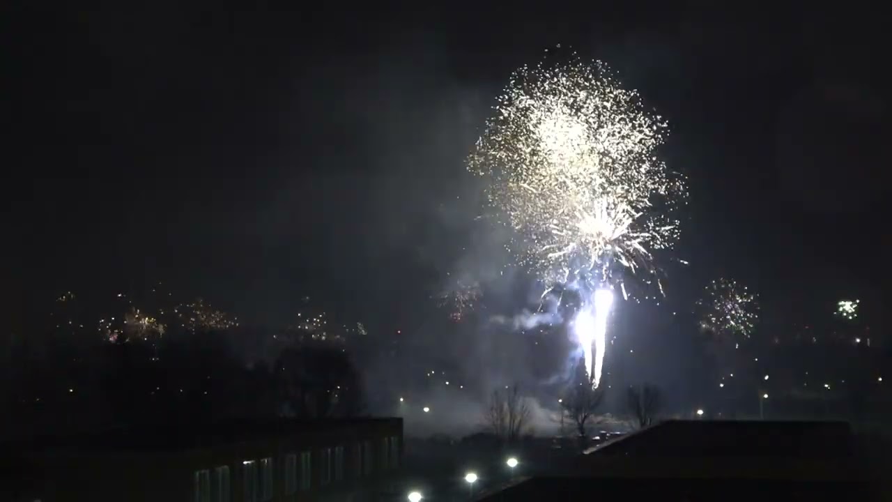Vuurwerk jaarwisseling 2023/2024 Hoogvliet Rotterdam