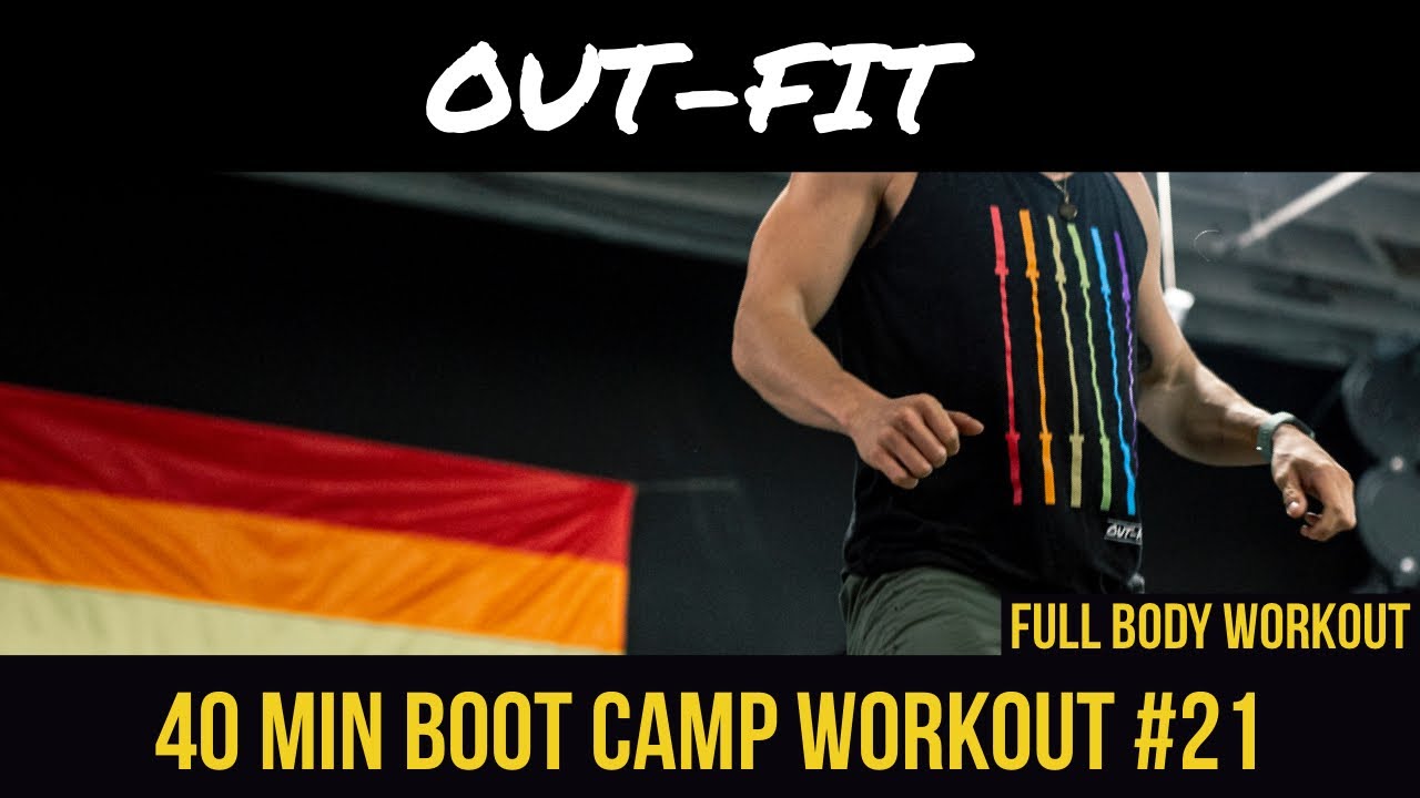 OUT-FIT 40 Minute Boot Camp Workout #21 (Home Workout with 1 Dumbbell or 1 Kettlebell Full Workout)