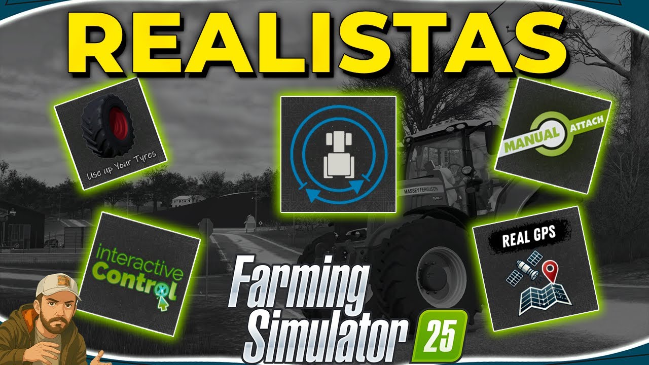10 MODS pra deixar o seu FARMING SIMULATOR 25 mais REALISTA