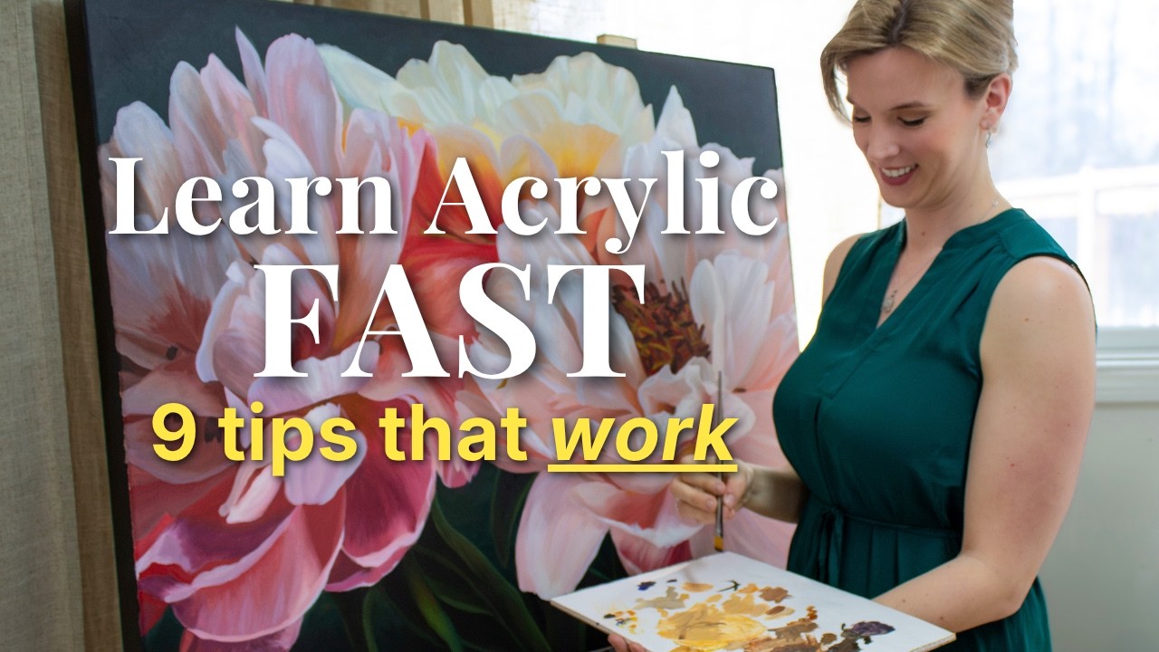 How to Master Acrylic Painting (in 16 Minutes)