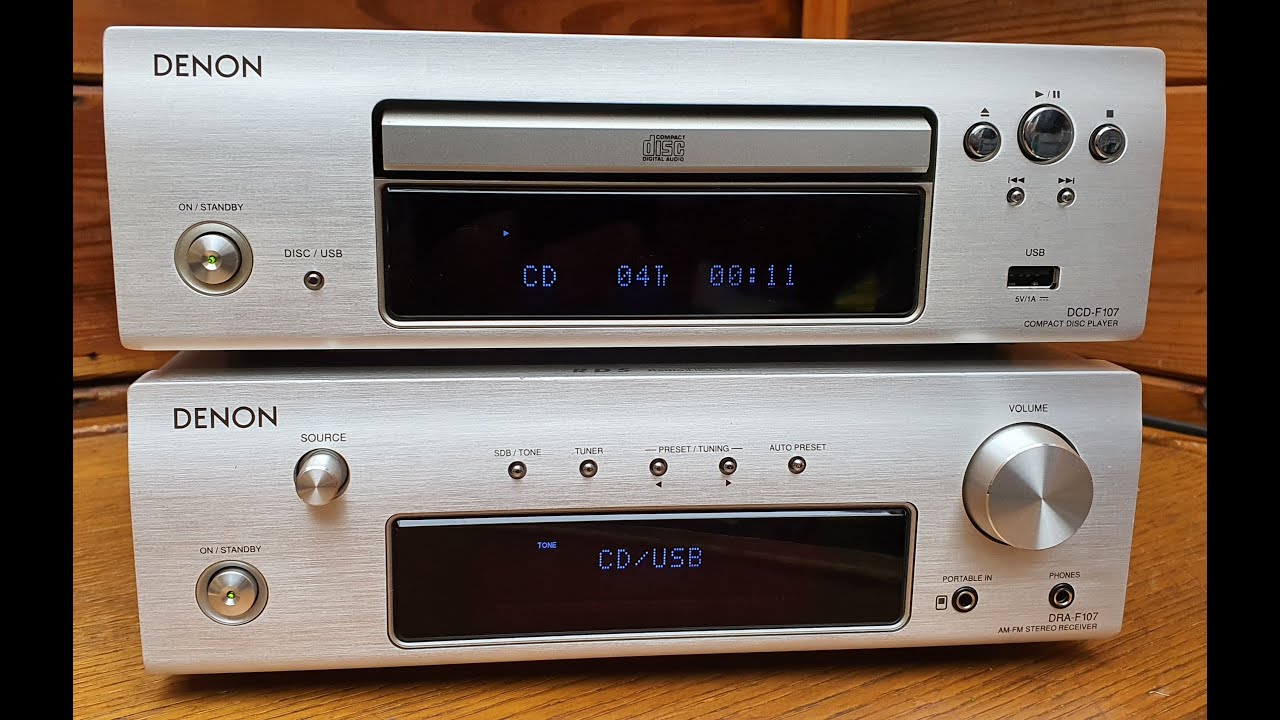 Unveiling Sonic Excellence: The Denon DRA-F107 Amplifier & DCD-F107 CD Player | HiFi Masterpiece