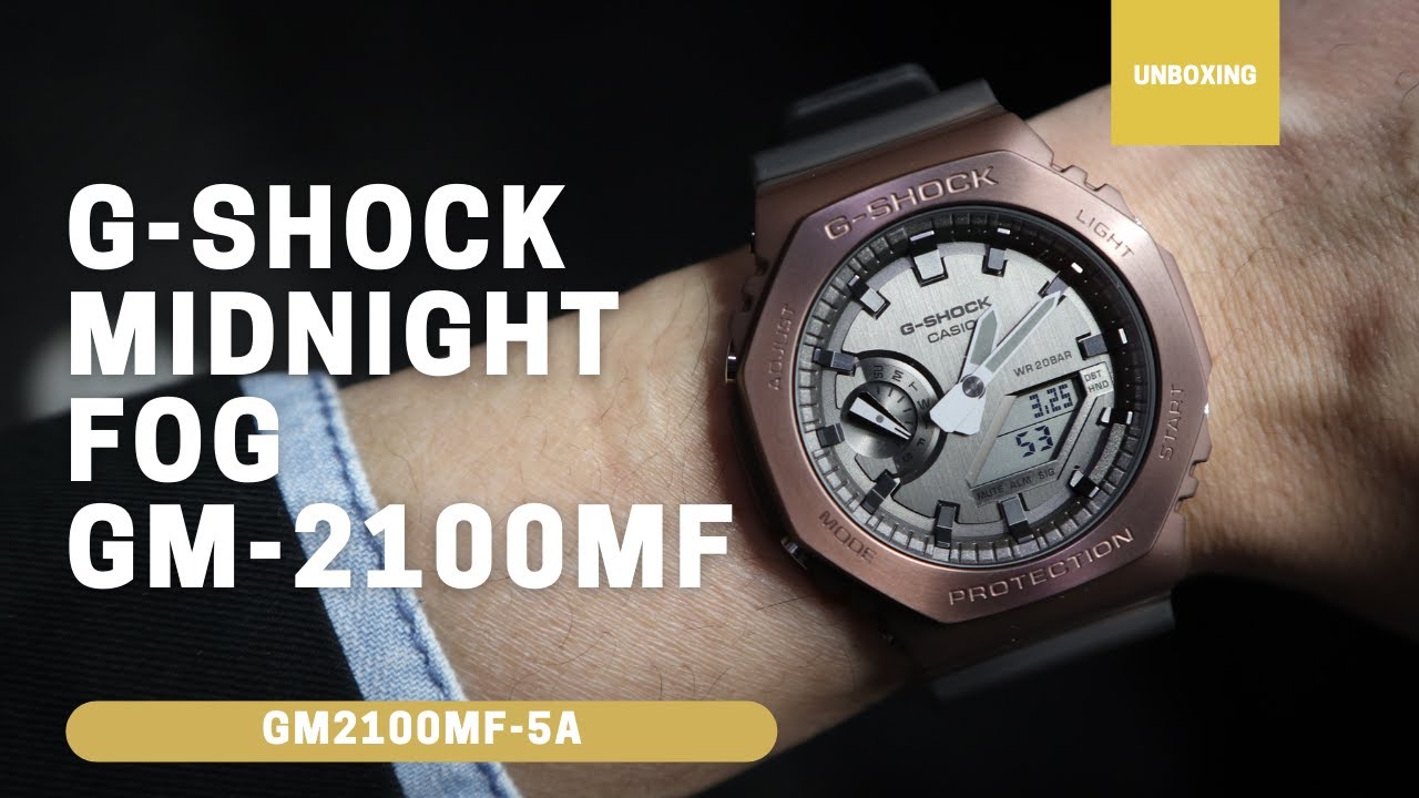 UNBOXING G-SHOCK MIDNIGHT FOG GM2100MF-5A