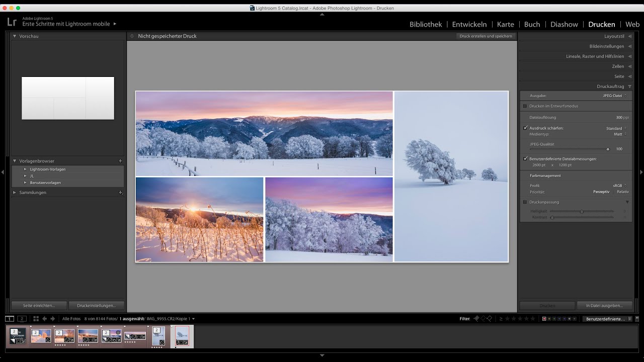 LaKe Lightroom Tutorials - Das Druckmodul ist nicht nur zum Drucken