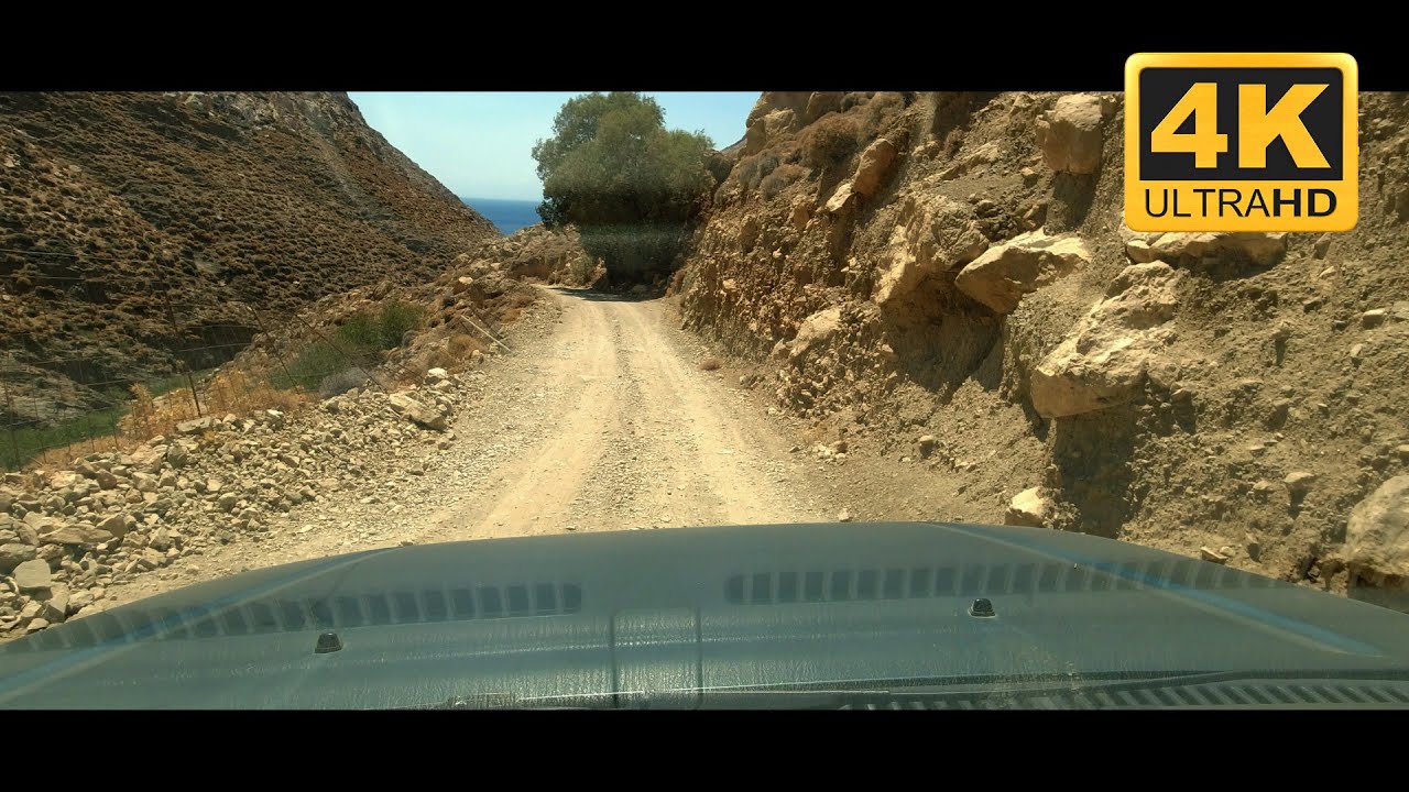 Αστυπάλαια - Η 4x4 Διαδρομή Για Την Παραλία Βάτσες - All 4x4 to Vatses Beach - Astypalaia, Greece 4K
