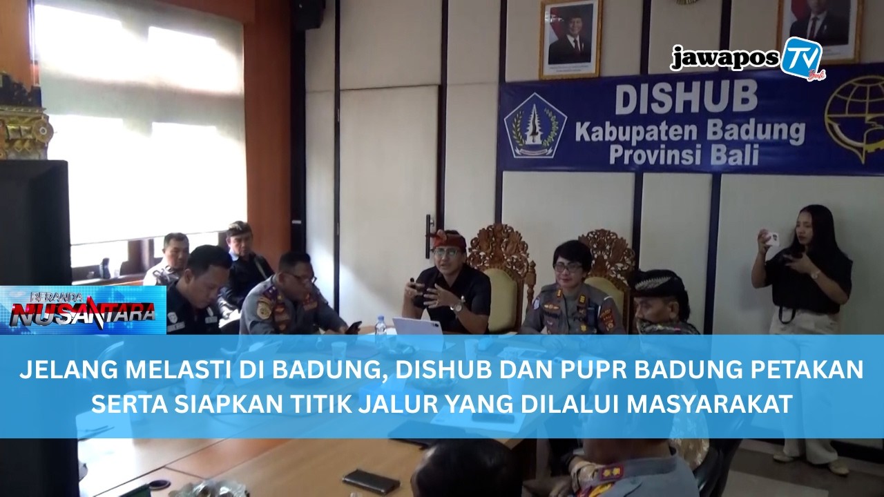 JELANG MELASTI, DISHUB DAN PUPR BADUNG PETAKAN SERTA SIAPKAN TITIK JALUR YANG DILALUI MASYARAKAT