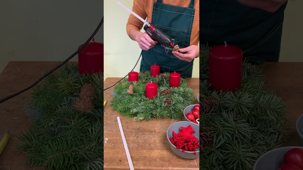 Výroba adventního věnce