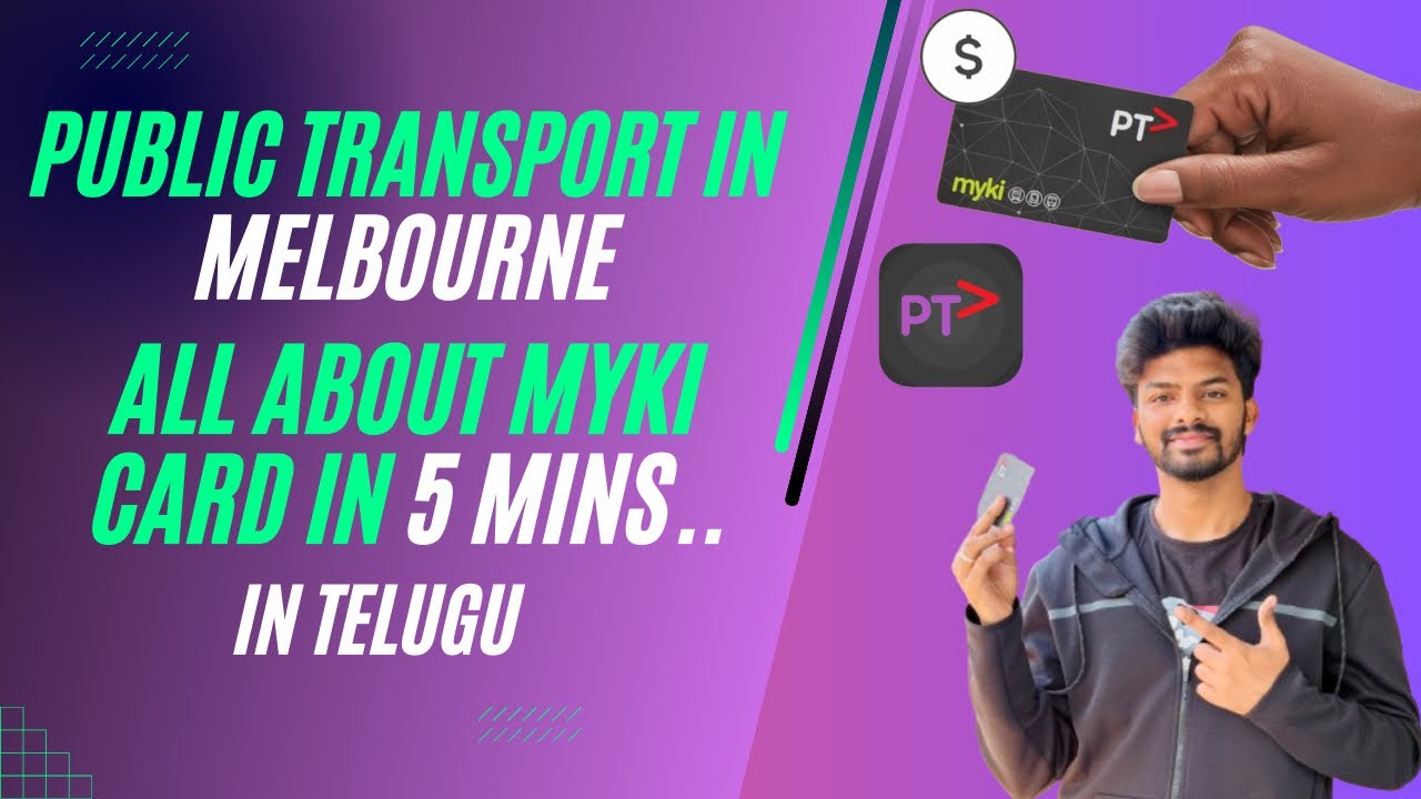 Public Transport in Melbourne (Australia 🇦🇺)| MYKI Card | Telugu | #fyp #trending #australia