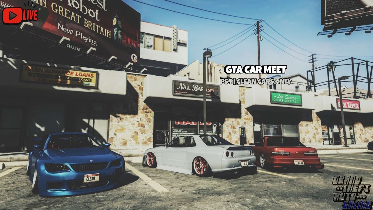 GTA 5 Car meet Live | PS4/5 | Viewers Can Join