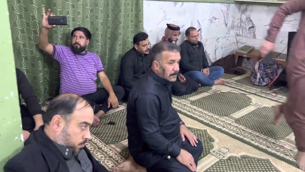 جلسة المولد النبوي الشريف في جامع الصديق الفلوجة