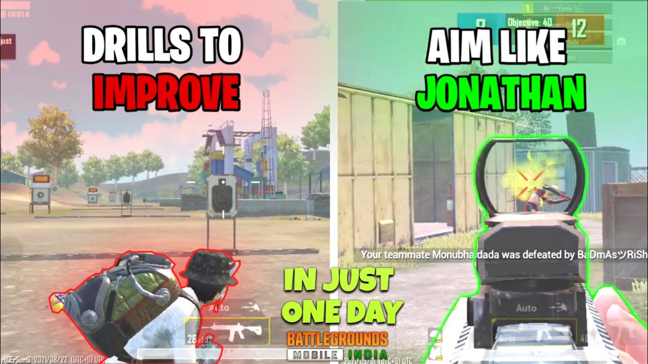 Drills To Improve Aim And Reflex In Pubg Mobile/BGMI 2021🔥Improve Your Aim Accuracy🔥Pubg Tips&Drills