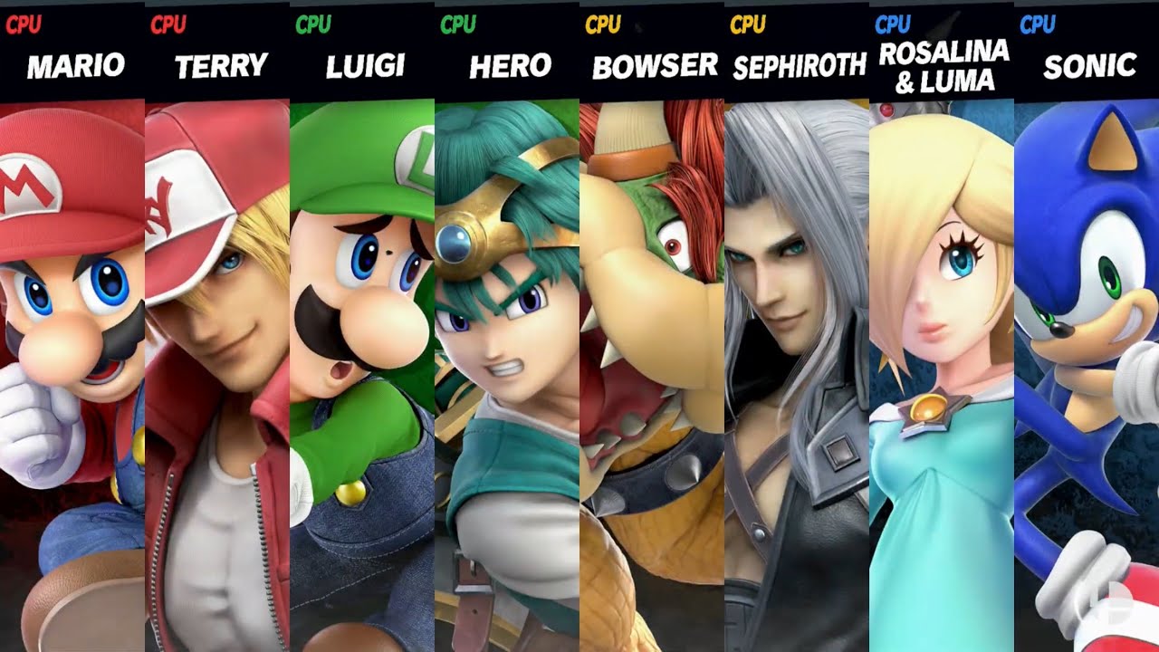 Super Smash Bros. Ultimate - Super Mario x Third Parties (Team Up!)
