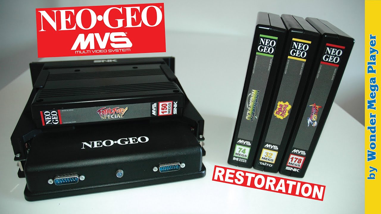 Neo Geo MVS cartridges restoration