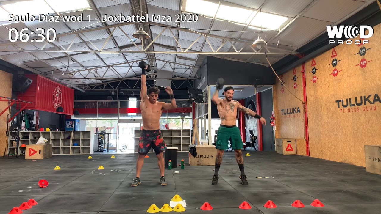 Saulo Díaz wod 1 dear dumbbells