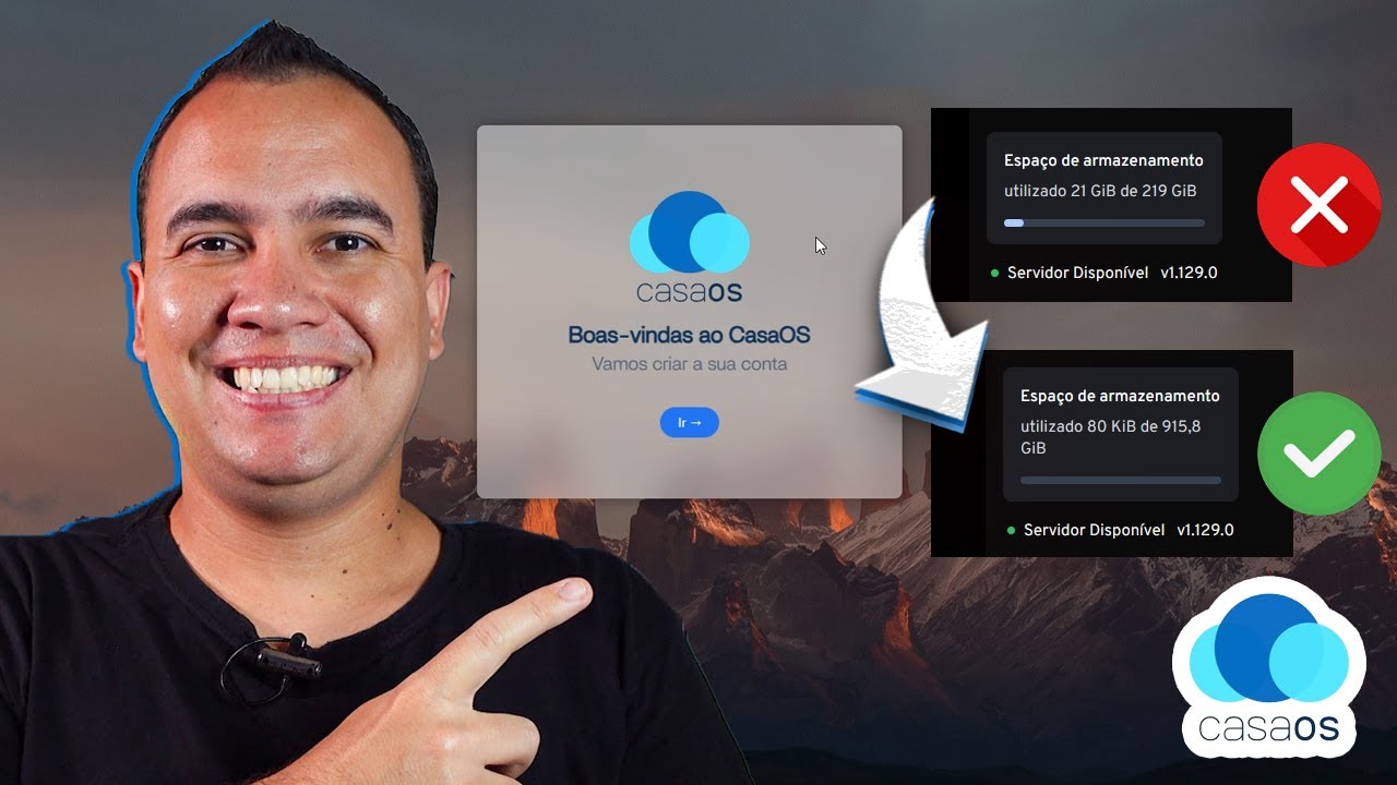 Como CONFIGURAR CasaOS e ALTERAR LOCAL DE ARMAZENAMENTO de APLICATIVOS | Xubuntu + CasaOS - EP2