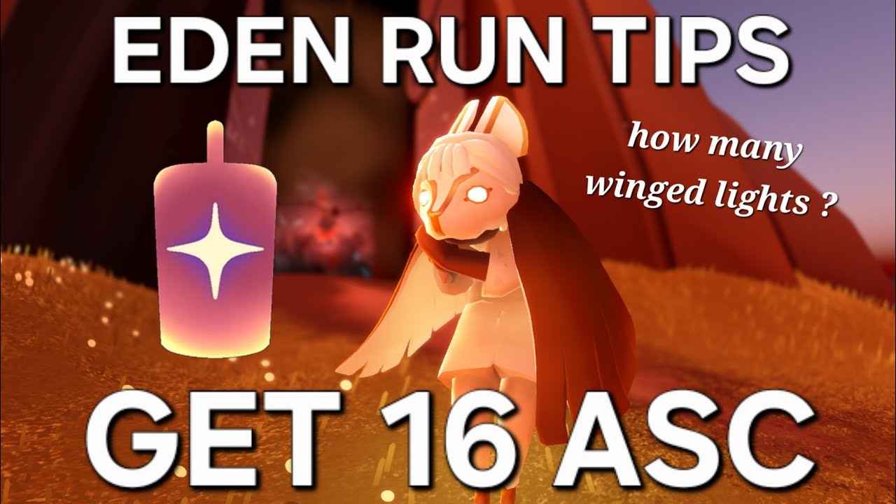 How to get 16 ascended candles EDEN RUN tips | Sky Children of The Light |