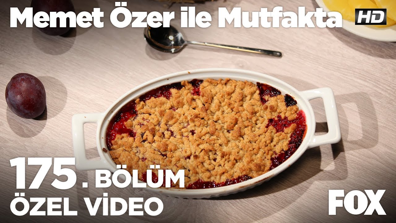 Erikli Vişneli Crumble..Memet Özer ile Mutfakta 175. Bölüm