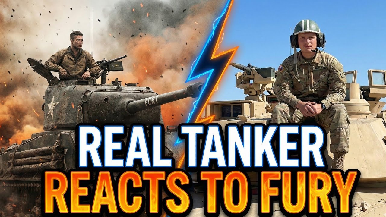 Real Army Tanker's FIRST TIME Watching FURY (2014) | First Time Movie Reaction - React Like Barry