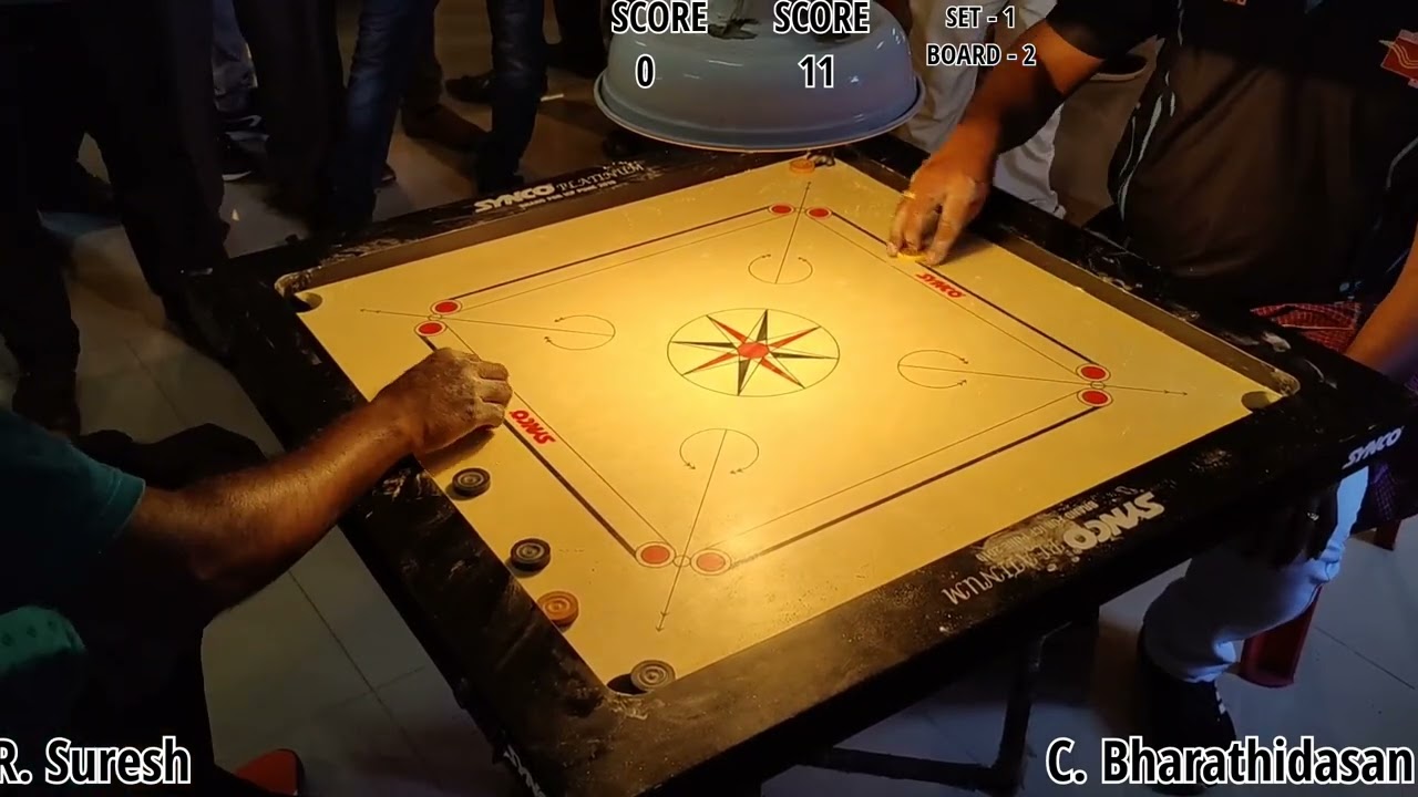CARROM R1 | Bharathidasan vs Suresh | Chennai district carrom ranking tournament 2022