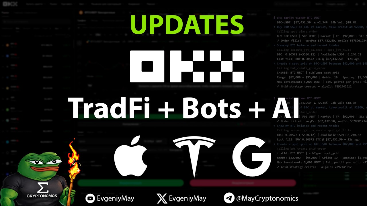 OKX Updates: TradFi + Bots + AI