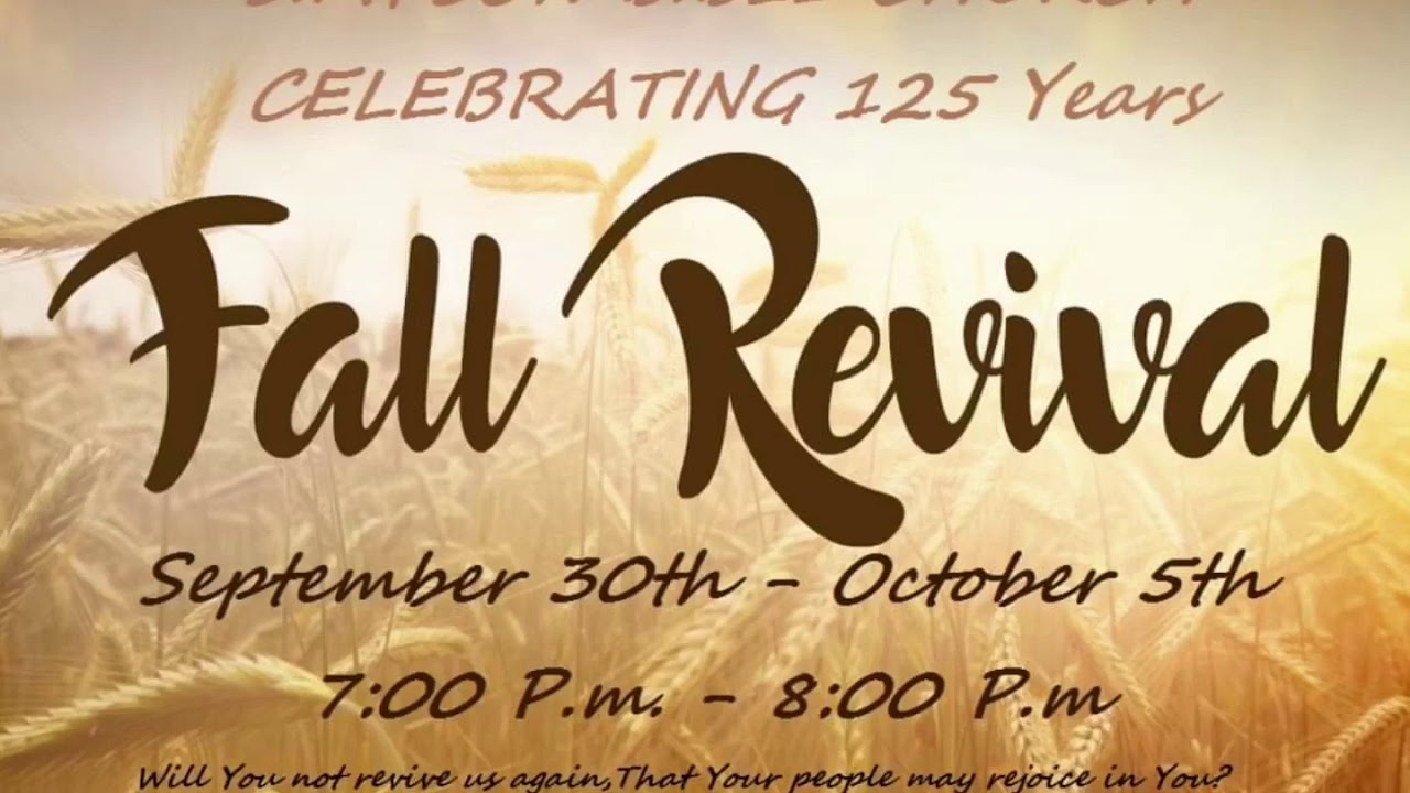 Revival Week - Walter Marr