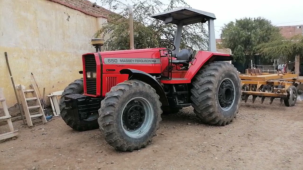 Tractor MF 650 HD con Turbo