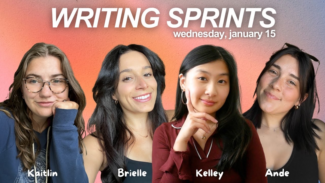 write with us! 🌿 live writing sprints with Ande, Kelley & Kaitlin