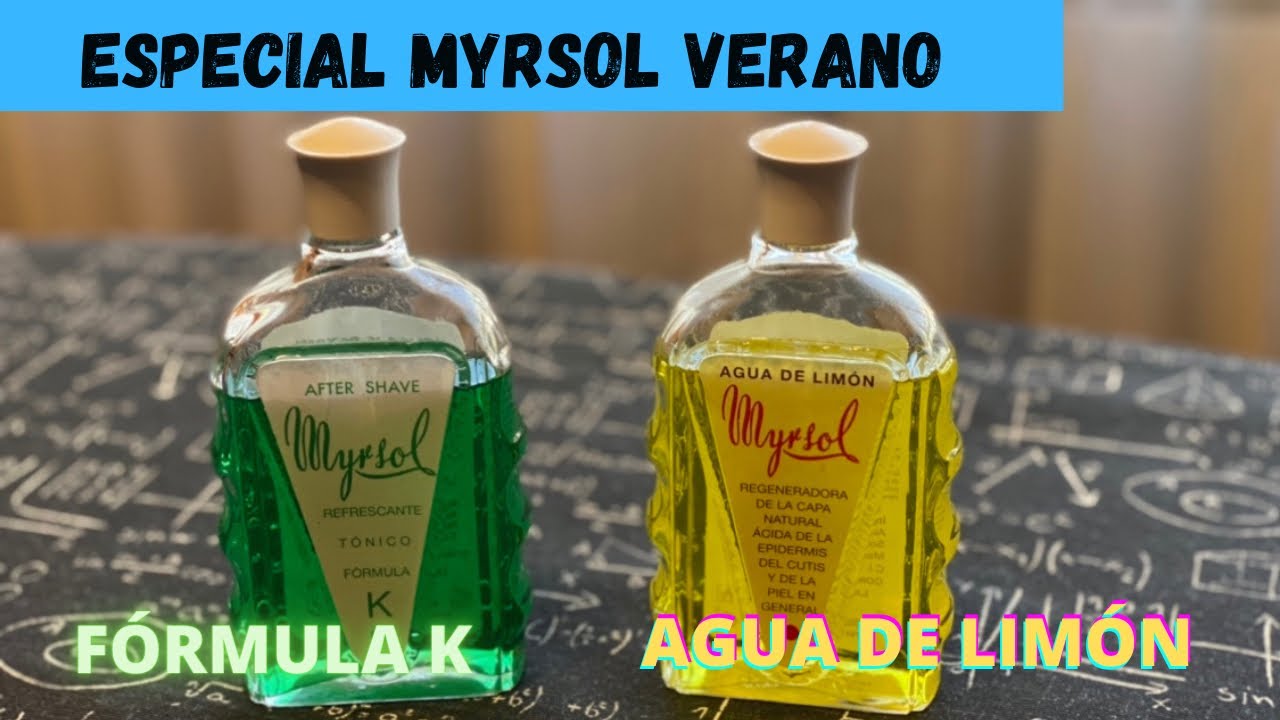 MYRSOL ESPECIAL VERANO: AGUA DE LIMON Vs FORMULA K