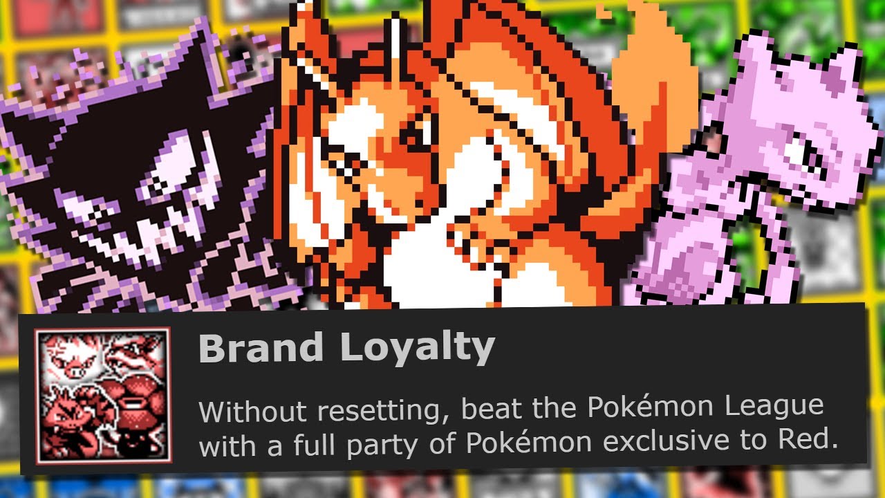 I Got EVERY ACHIEVEMENT in Pokemon Red (GB) - RetroAchievements ⁨@Galaxius_RA  ⁨@NostalgicJuice