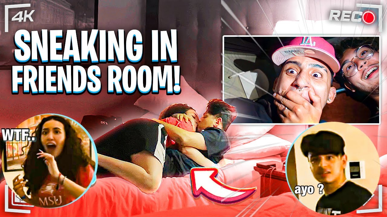 i snuck into my friends hotel room and... (I DIDNT EXPECT THIS)