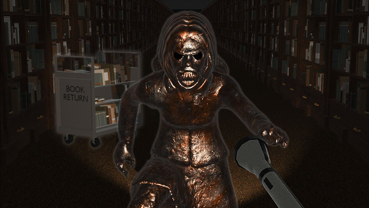 Surviving a HAUNTED library with only a flashlight... (Peripheral)