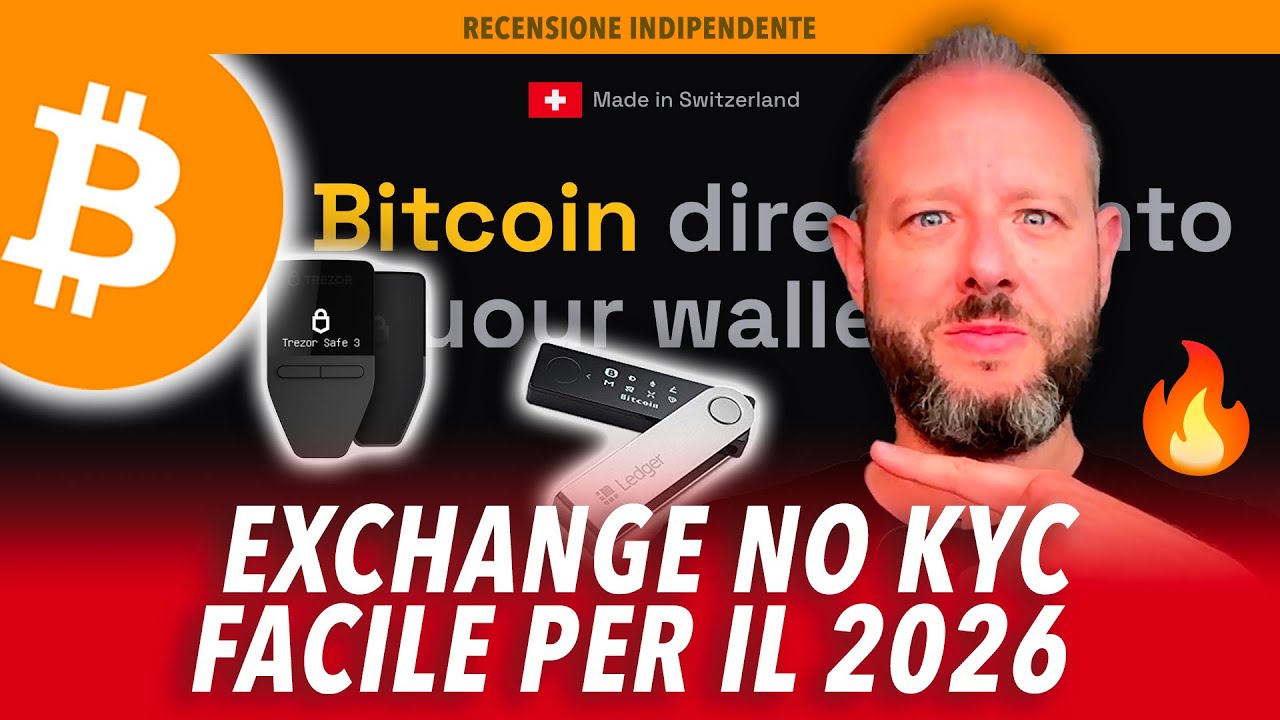Exchange Bitcoin No KYC per il 2026 (anche con Mica e DAC8, in alternativa a Pocket)
