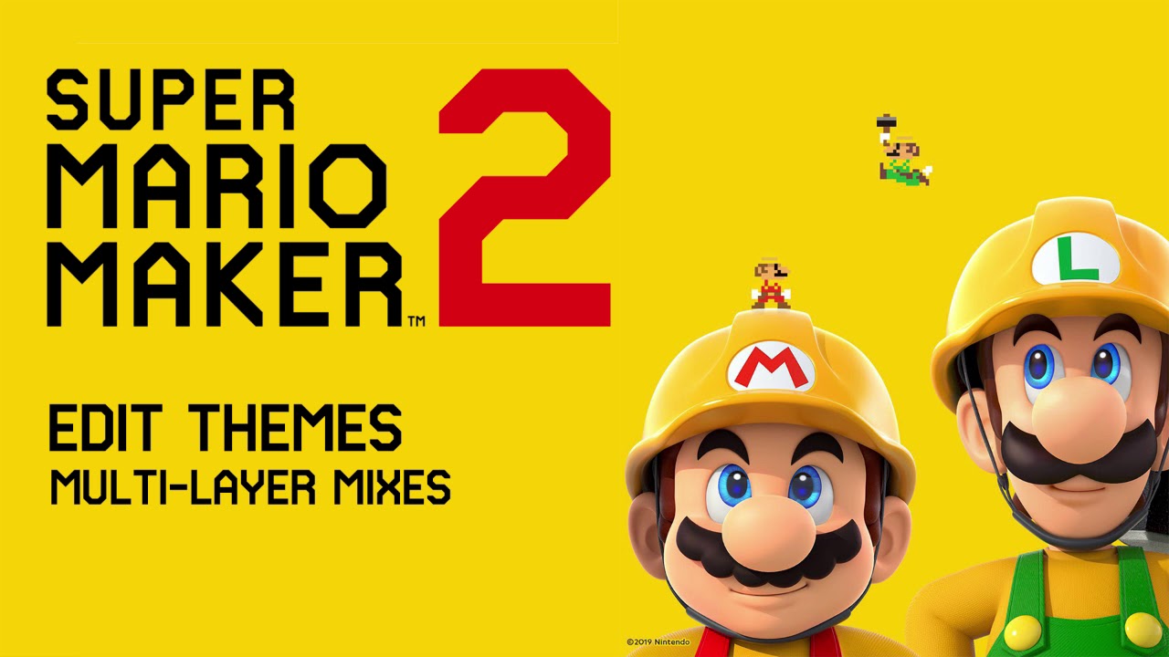 Super Mario Maker 2 Music - NSMBU Sky (Edit) - Multi-Layer Mix
