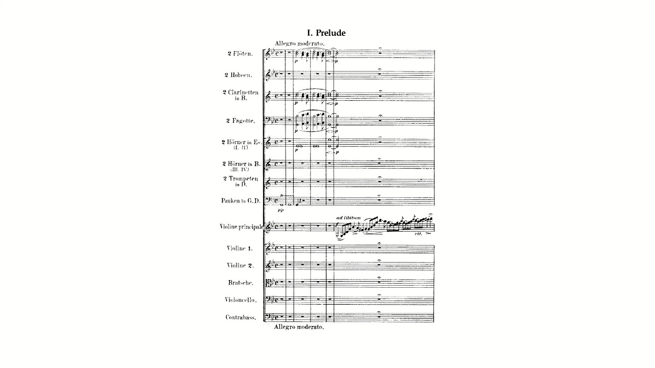 Bruch: Violin Concerto No. 1 in G minor, Op. 26 (with Score)