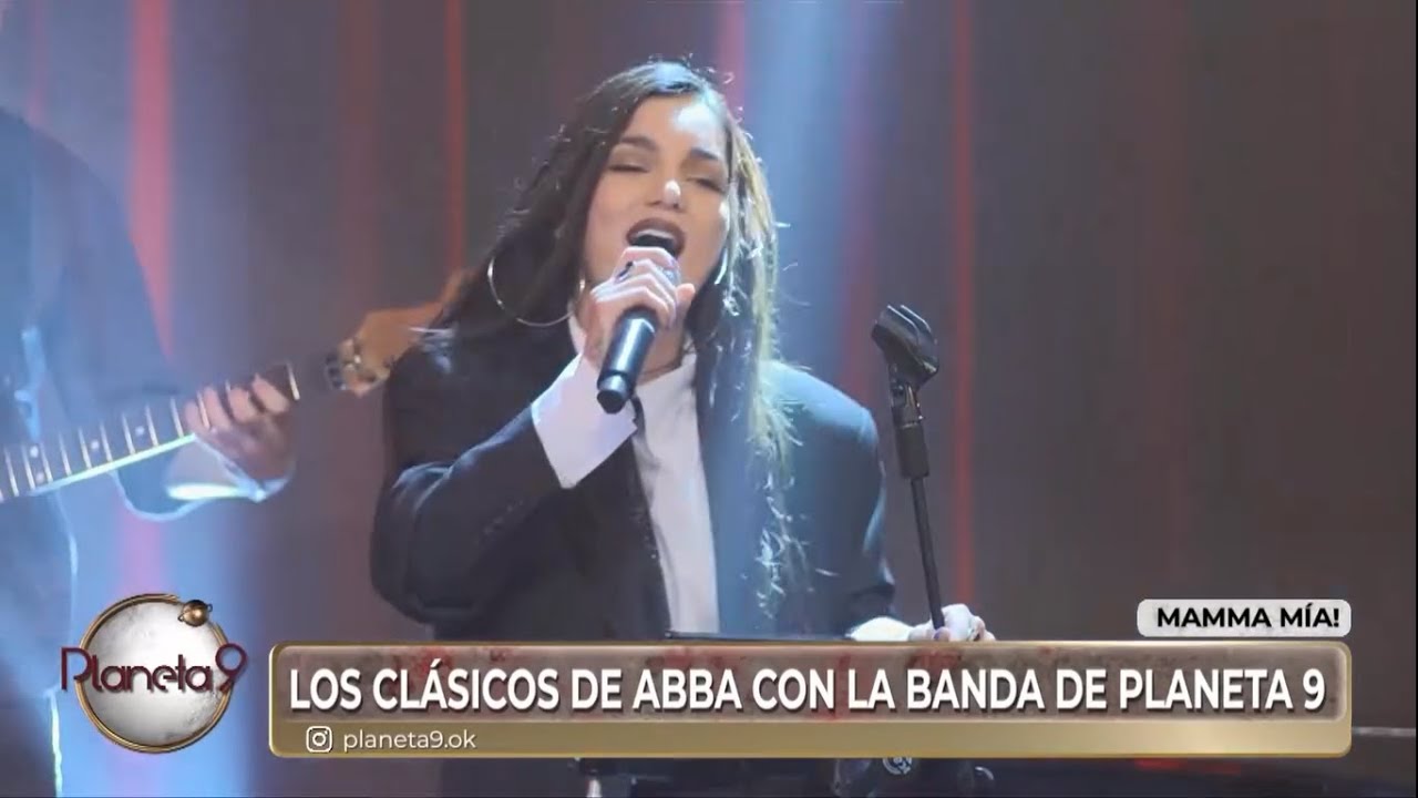 Angela Navarro Medley de ABBA en vivo en Planeta 9🪐#abba  #music #dancingqueen #mammamia