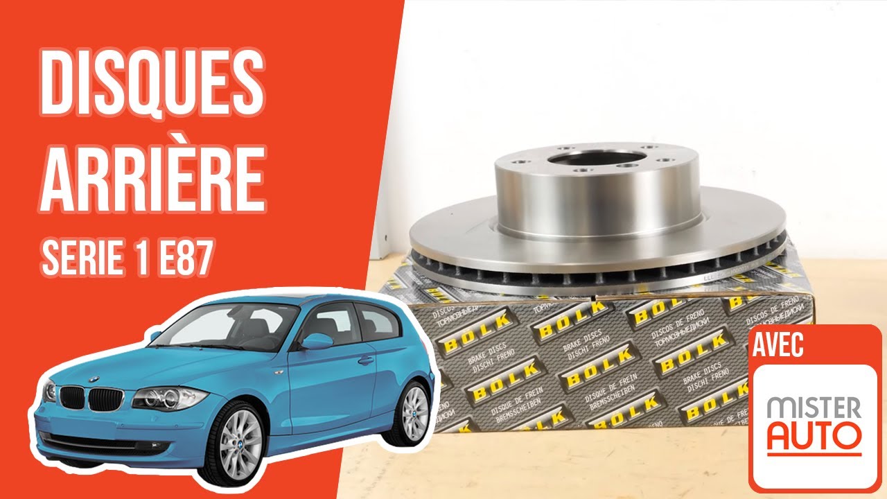 Changer les Disques et Plaquettes arrière BMW Série 1 E87 🚗