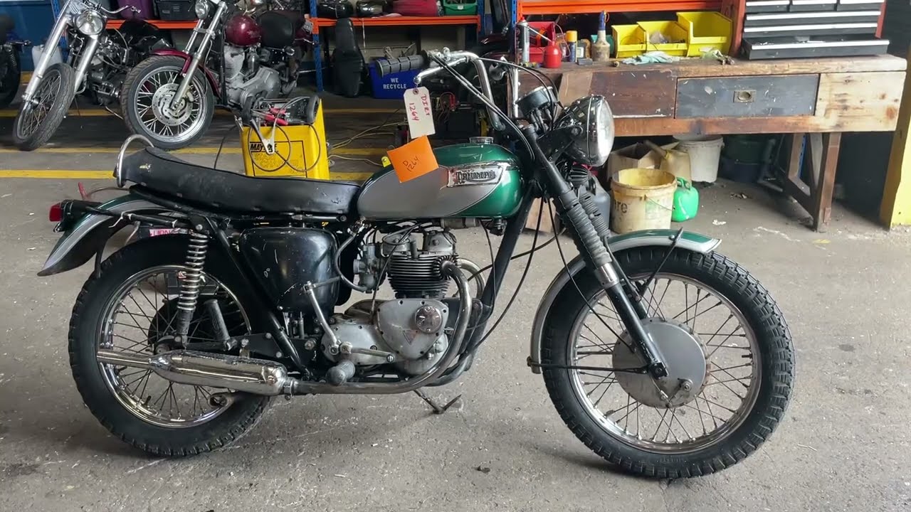 1968 Triumph 500cc T100R Daytona Twin Carb Project Ref-D1264